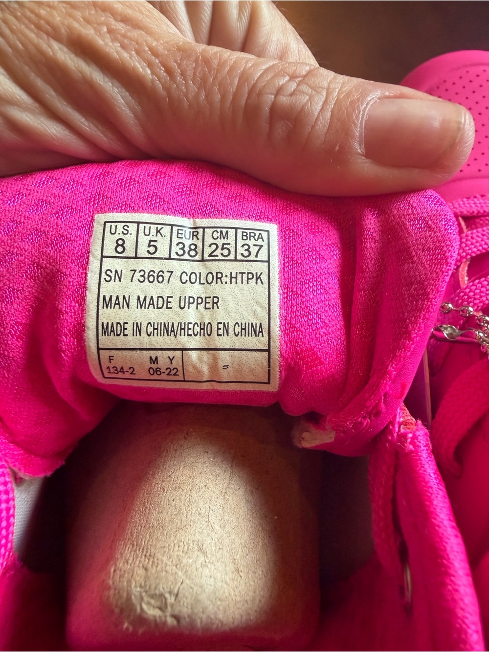Skechers UNO Night Shades Hot Pink Sneakers Size 8 NIB 💗 - Picture 2 of 6